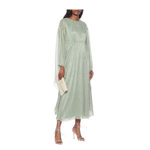 Johnathan Simkhai Farrah Mint Jade green lame dress